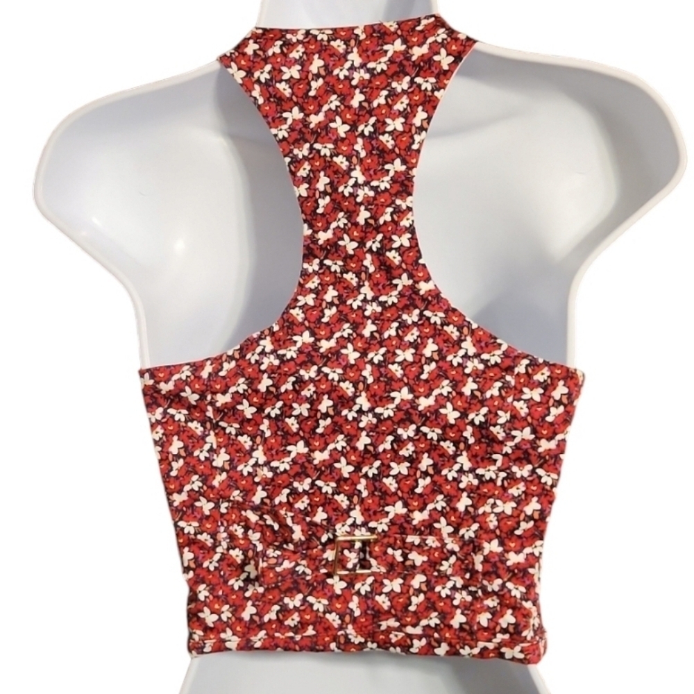 XOXO Floral Ruffle Racerback Vest - Picture 3 of 7